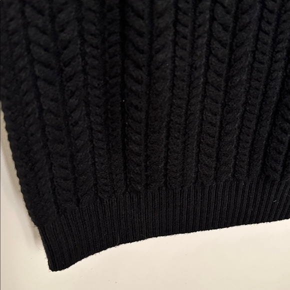 Banana Republic black Cable Midi Sweater Skirt Sz Large L BNWOT - Picture 8 of 9